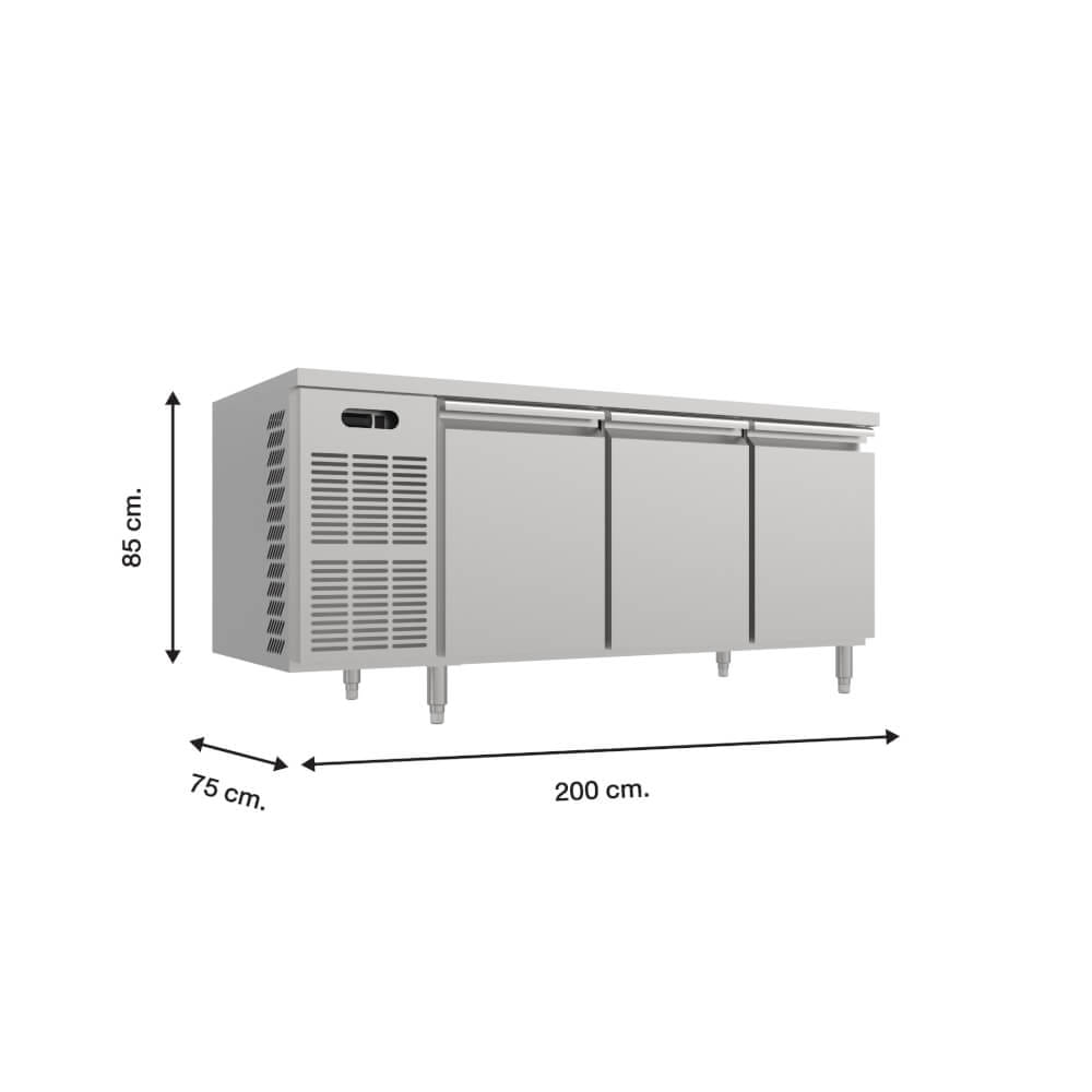 ตู้แช่สเตนเลส SIAM INTERCOOL รุ่น : UC2000C-SS201 ทรงนอน_4